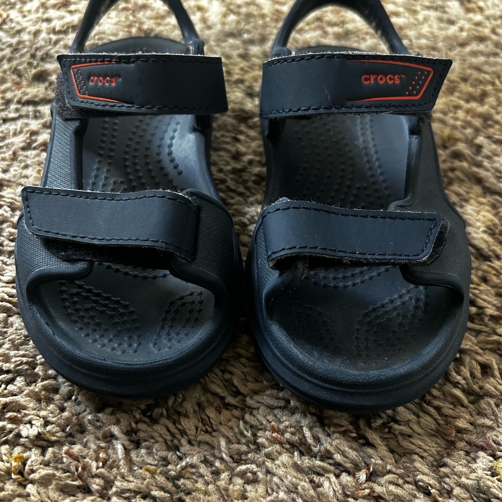 Crocs Kids Navy Blue Sandals